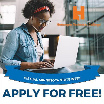 HennepinTech's tweet photo. It’s time for a Virtual Tour during #MinnStateWeek! Learn about our 45+ in-demand career programs, meet with a OneStop representative online, and apply for FREE this week!
Learn more at https://t.co/USLWljUTr2 https://t.co/6Xsdr1l7LE