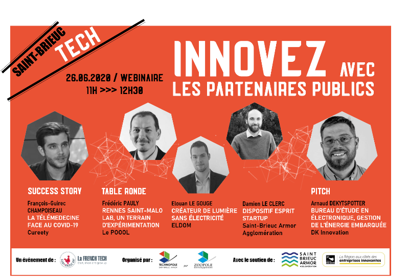 🔔 J-2 ! 🌟 Saint-BrieucTech "Innovez avec les partenaires publics !" en Webinaire 💻 , vendredi 26 juin, 11h00-12h30 - mailchi.mp/d51ea743949c/j…
