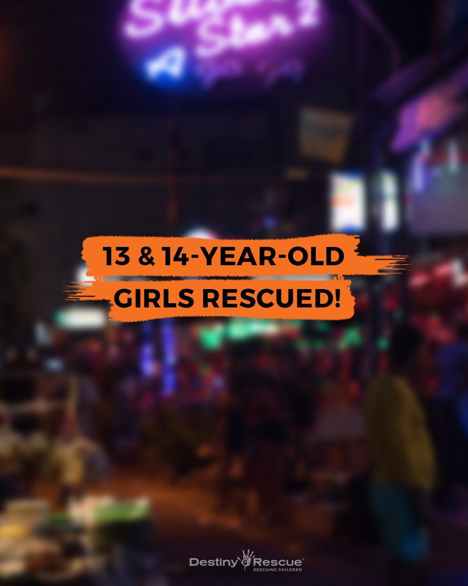 destinyrescue's tweet photo. RESCUE UPDATE: Trafficker on the run is arrested by law enforcement. 13-and 14-year-old girls are rescued! #onechildistoomany https://t.co/GAezWiXubj