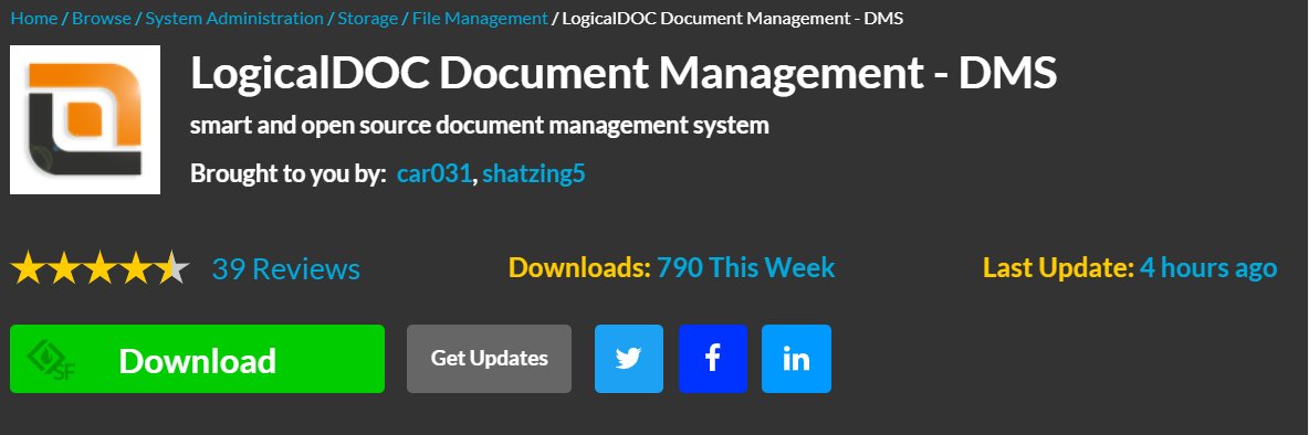 folklover02's tweet image. Download #LogicalDOC Document Management - DMS on SourceForge for free!
A smart and open source document management system sourceforge.net/projects/logic…
#opensource #dms #documentmanagement #free #Java
