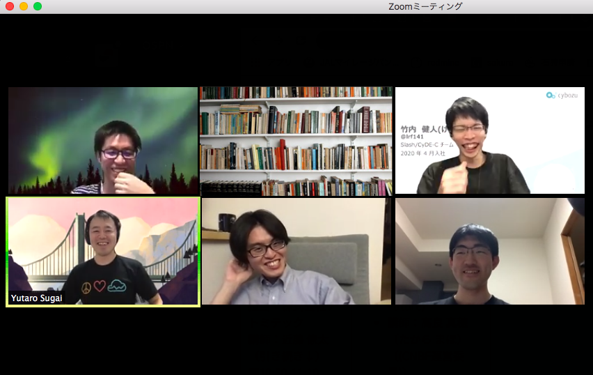local_hokkaido's tweet photo. OSC2020 Online/Hokkaido
16:15 E会場
LOCAL Student Meetup 2020! 打ち合わせ中の学生部OBたち。
#lsm2020 #osc20do #local_do
https://t.co/7KxyigJ5ez https://t.co/pGFtRpIkBF