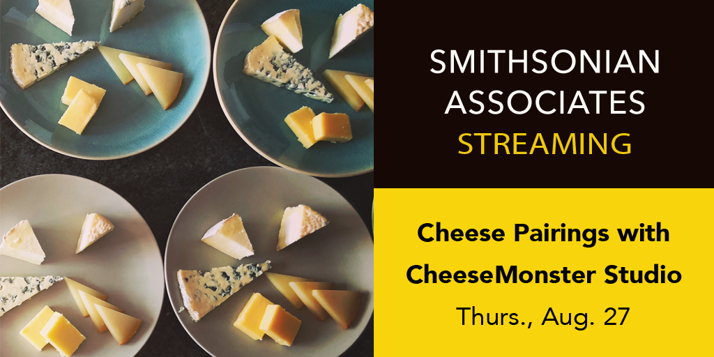 SmithsonianSA's tweet photo. A #SmithsonianStreaming class on cheese? Yes please! Learn how to combine your favorite drinks with cheese to create delicious pairings. A shopping list will be provided so you can create your own tasting at home.
Register: https://t.co/tzyV3DAlj7
Image: @cheesemonsterdc https://t.co/SwCYY2QfJr