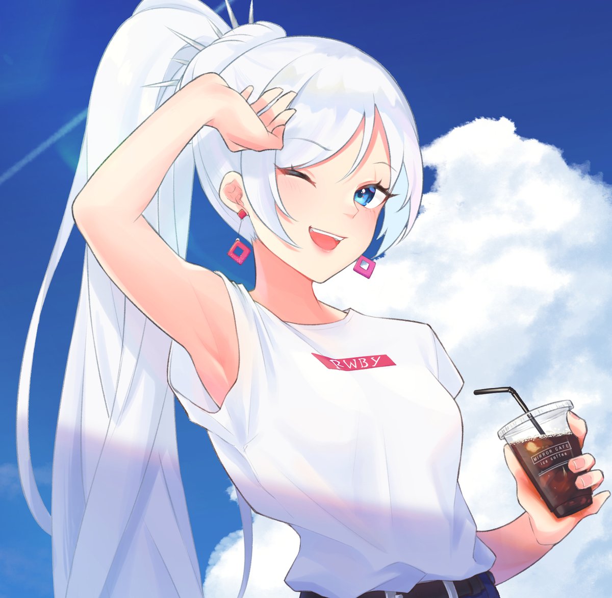 ワイス・シュニー 「weiss☀️ #RWBY 」|海野ぺぽ🌸のイラスト