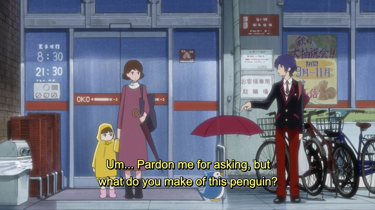 when I try to show people penguindrum