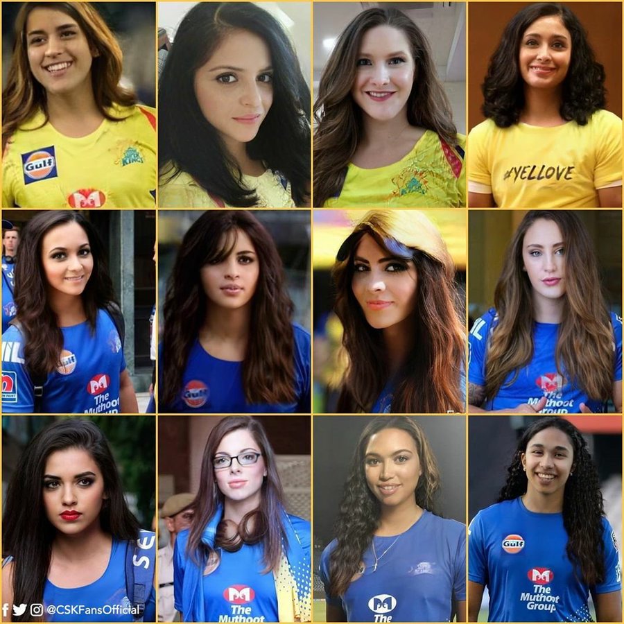 Chennai Super Kings (CSK) share female looks of their players, including MS  Dhoni and Suresh Raina