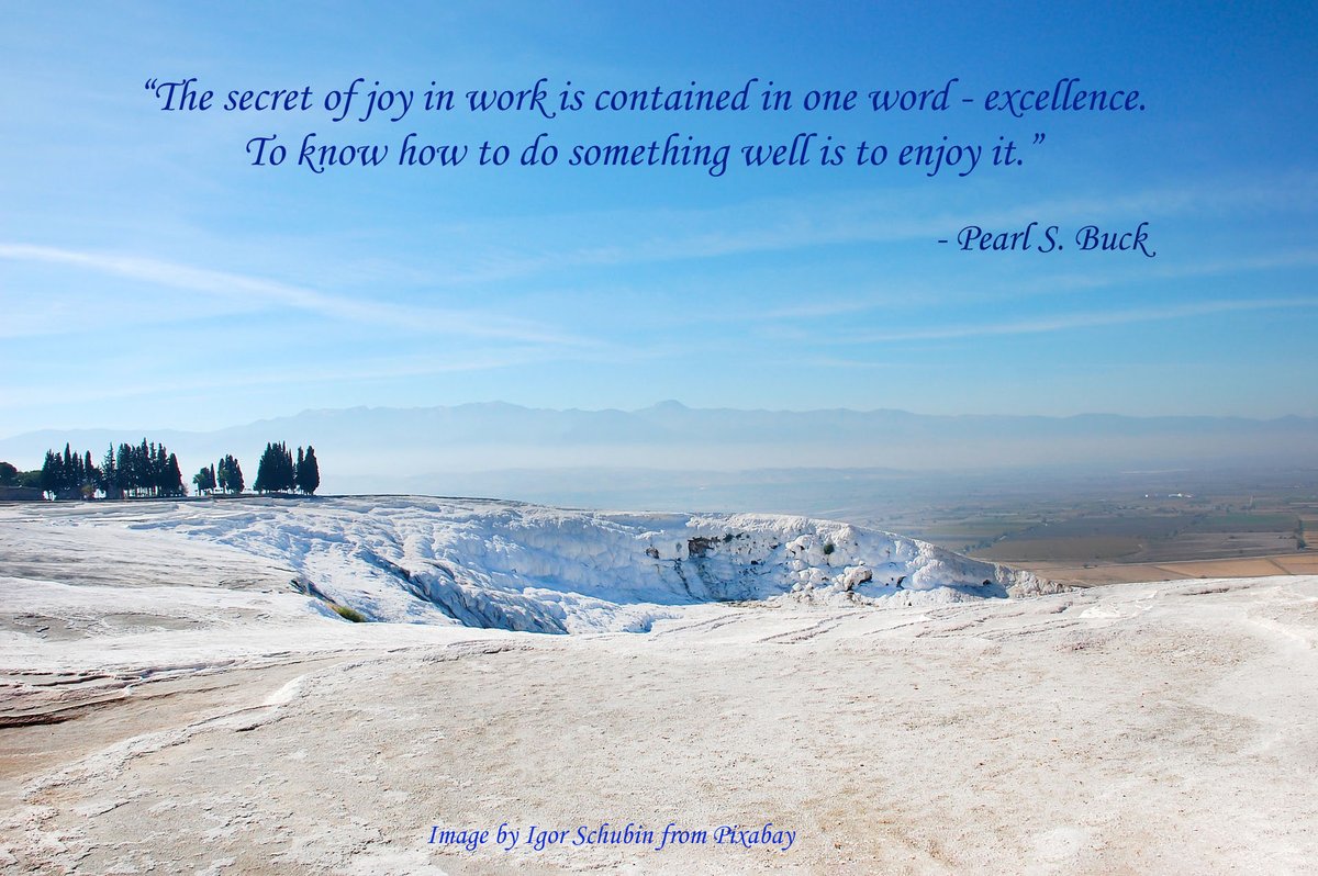 envirotrol's tweet photo. Love this quote from Pearl S. Buck.  What brings you joy in your work? https://t.co/9MdBXlOAQa