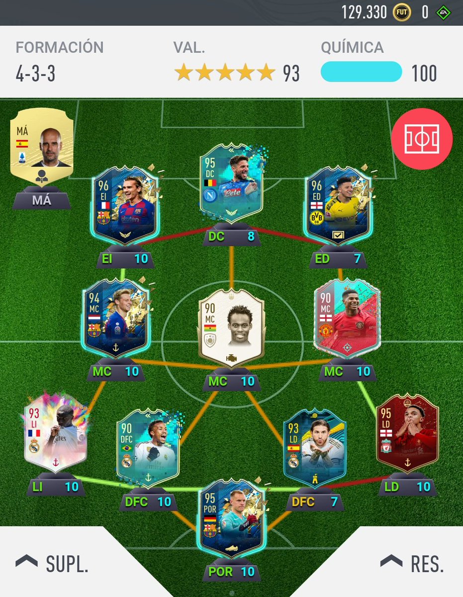 sebas02__'s tweet photo. @xARiiAN Plantilla para la química, y las dos formaciones ingame. Presupuesto 130k + 50k de recompensas https://t.co/yDHaHv2qwB