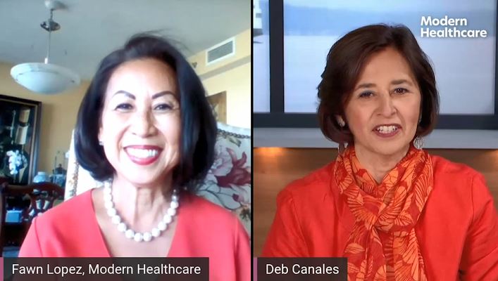 modrnhealthcr's tweet photo. Did you miss Friday with Fawn? Watch now! Fridays with Fawn is the new video series where Fawn Lopez, publisher of Modern Healthcare, catches up with women from across the industry. #healthcare #MHWomen #womenleaders https://t.co/Hu15R5kzRp https://t.co/A1A2YjJTQ1