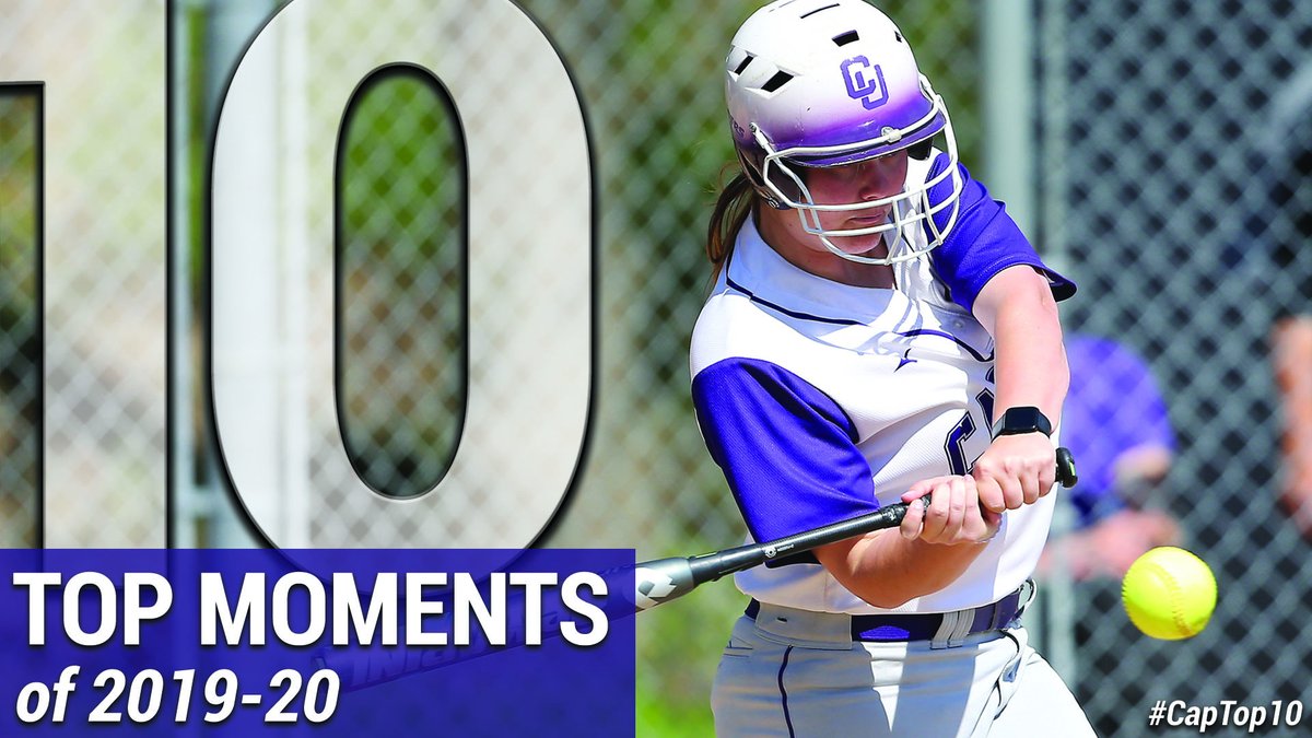 cap_athletics's tweet photo. Today marks the start of our Top 10 Moments of 2019-20. While the spring season was short, @CapUSoftball managed to crack the Top 10 with its HUGE comeback, walk-off win in Florida! #CapTop10 #CapFam

#⃣🔟 https://t.co/gQYL1t8YQ0 https://t.co/nhnNxBhBoD
