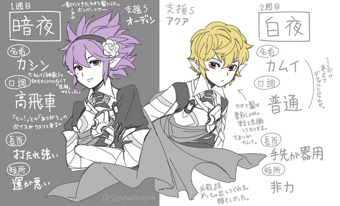 FEifの1周目(暗夜編)と2周目(白夜編)の時のマイユニット設定と初見プレイ時の思い出。 