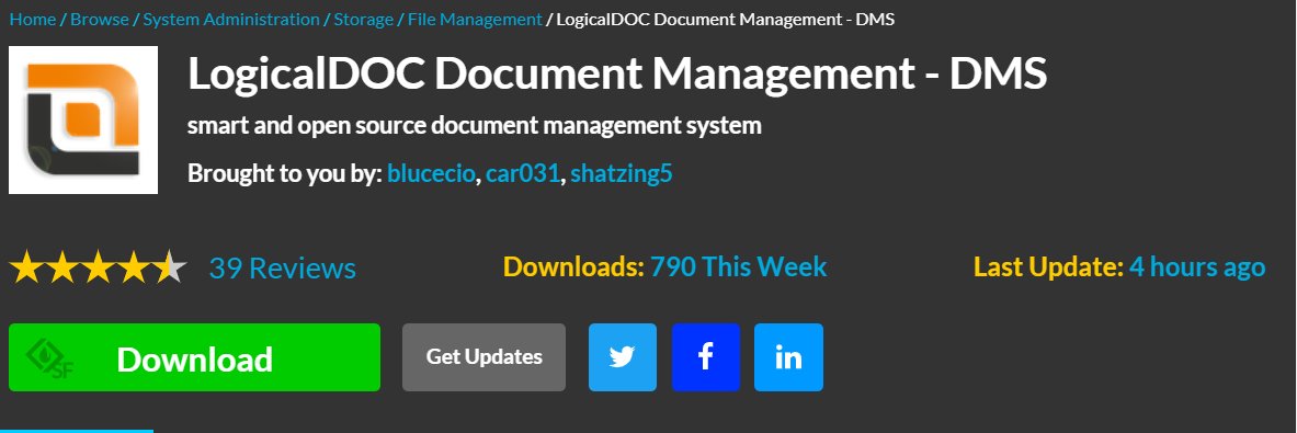 emalpighi's tweet image. Download #LogicalDOC Document Management - DMS on @SourceForge 
A smart and open source document management system 

The latest Community Edition v8.4.2 is now available ‼️
sourceforge.net/projects/logic… 

#dms #documentmanagement #free #Java #opensource