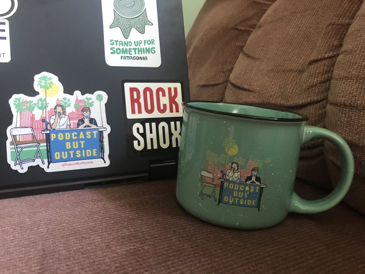mc_skillett's tweet photo. Watching the new episode of the podcast sippin from the exclusive collectors edition @PodButOutside mug 😂 https://t.co/ZmFNNOK6qB