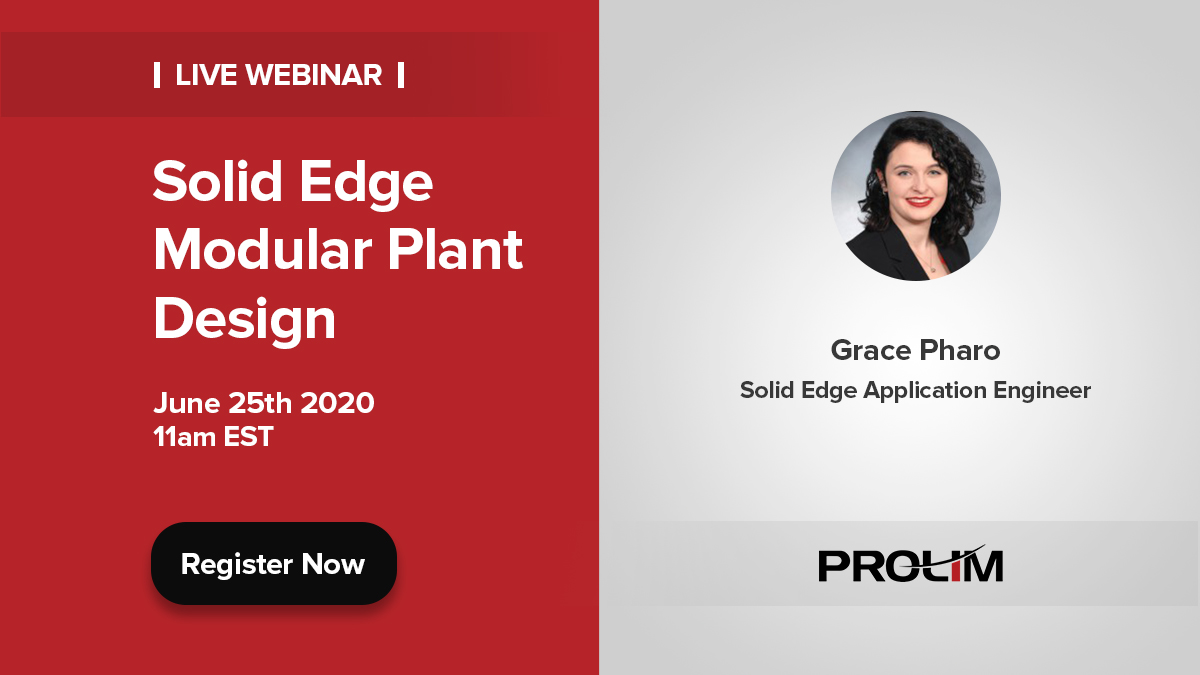 prolimglobal's tweet image. In this webinar, we will be covering Solid Edge Modular Plant Design.
Register here for free: lnkd.in/da5eCvn

It includes:
Display designing pipe systems using automated processes
Generate lists, reports, BOMs and intelligent PDFs

#SolidEdge2020 #LiveWebinar #Thursday