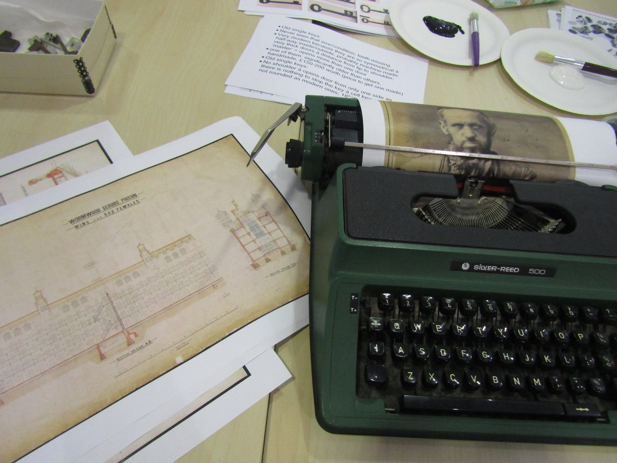 NJMIdeas's tweet photo. The keys have also been explored by visitors to our free weekly #MakeItYours workshops.
Artists from all media have helped our visitors to scrutinize these objects, to reflect on what they tell us about justice and the law. 🎨🤲🎭
#ObjectWalks
@justicemuseum
#MakeItYours
/end https://t.co/jyYFwAM5pQ