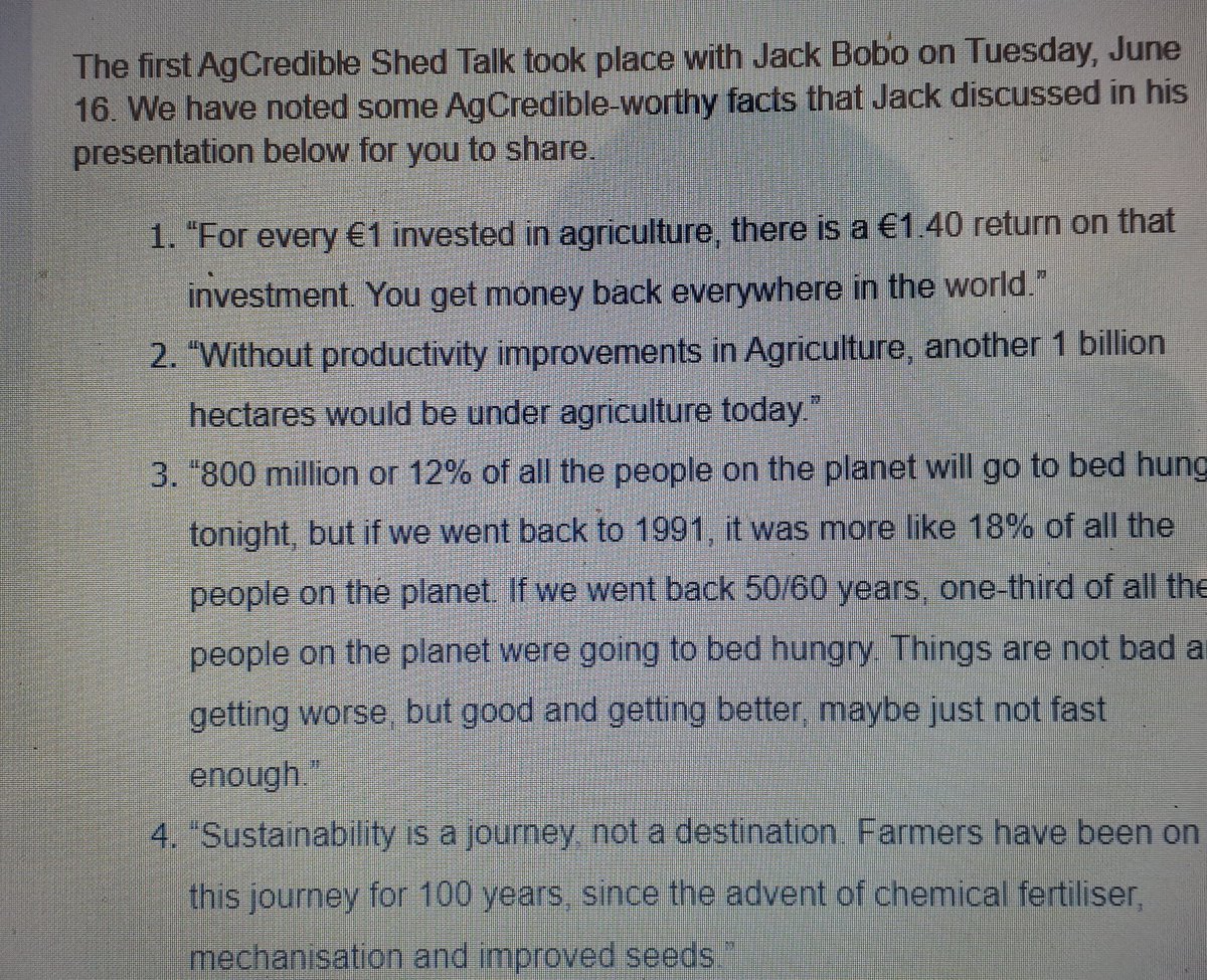 STAFLTD15's tweet photo. A great summary on Jack Bobo's shed talk last week. #AgCredible #sustainable #agribusiness @Jack_A_Bobo https://t.co/Weff2eikR9