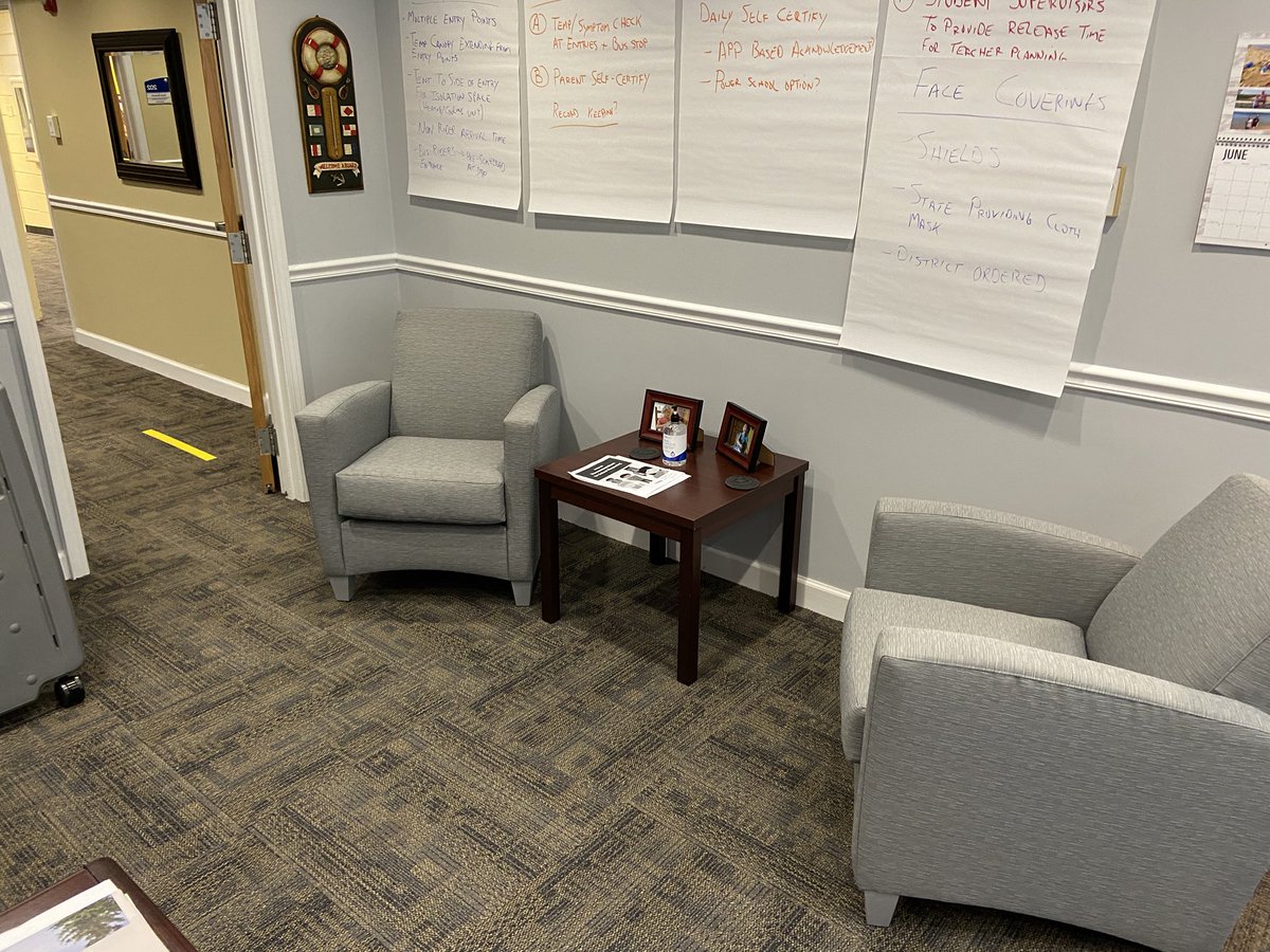 My office wall is getting crowded today as I digest the new ISBE guidance.  Lots to think through. <a href="/ccsd21/">Community Consolidated School District 21</a>