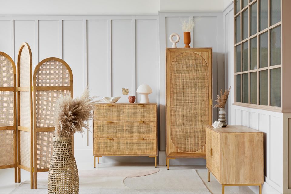 Say hello to our exclusive new Bardot collection! Made with hard-wearing and sustainable mango wood, webbed rattan panels and brass finishings, this is storage that makes you feel things. Take a look - bit.ly/bardotrg