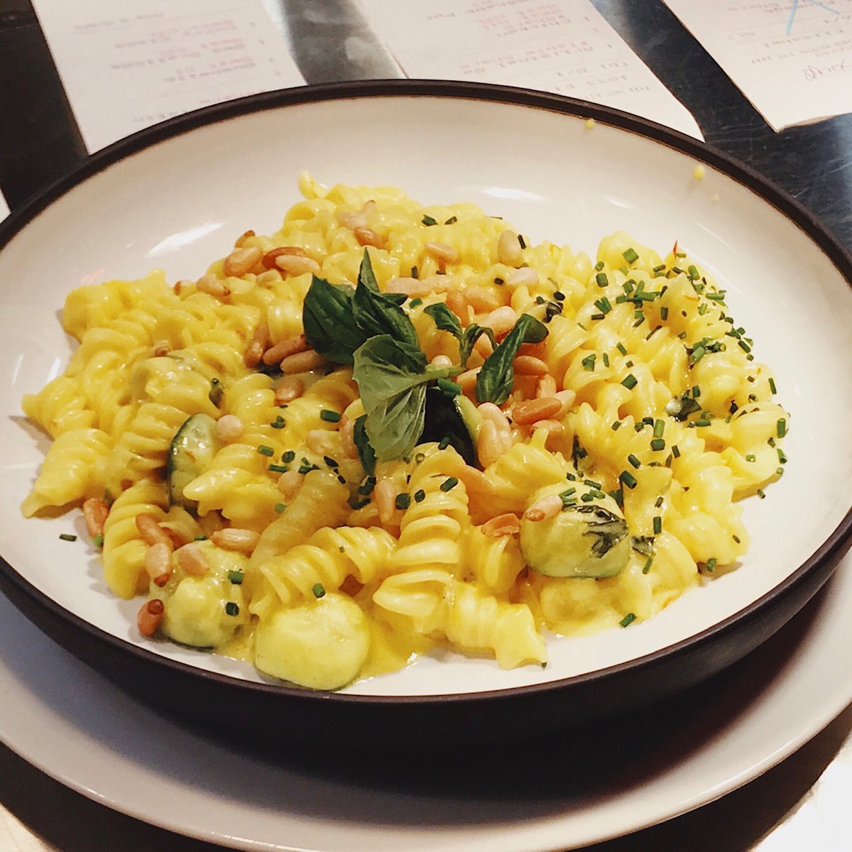 In the mood for something different tonight? Place your order for Chef Philippe’s Pasta Saffron and pick it up anytime between 3-8pm.