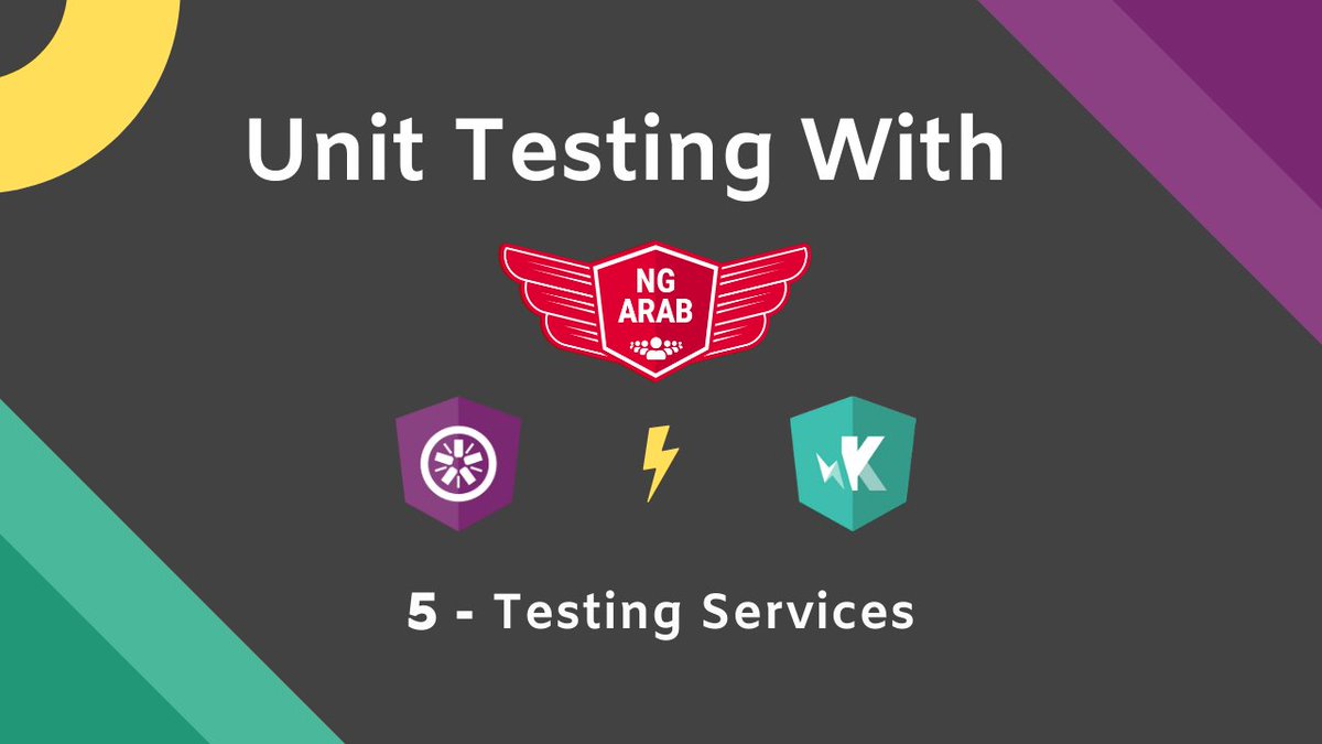 OmarioHasan's tweet image. Be smart - Do unit testing 🚀

youtu.be/gbM3I5lcvlA

#unit_Testing #Angular #Ng_Arab