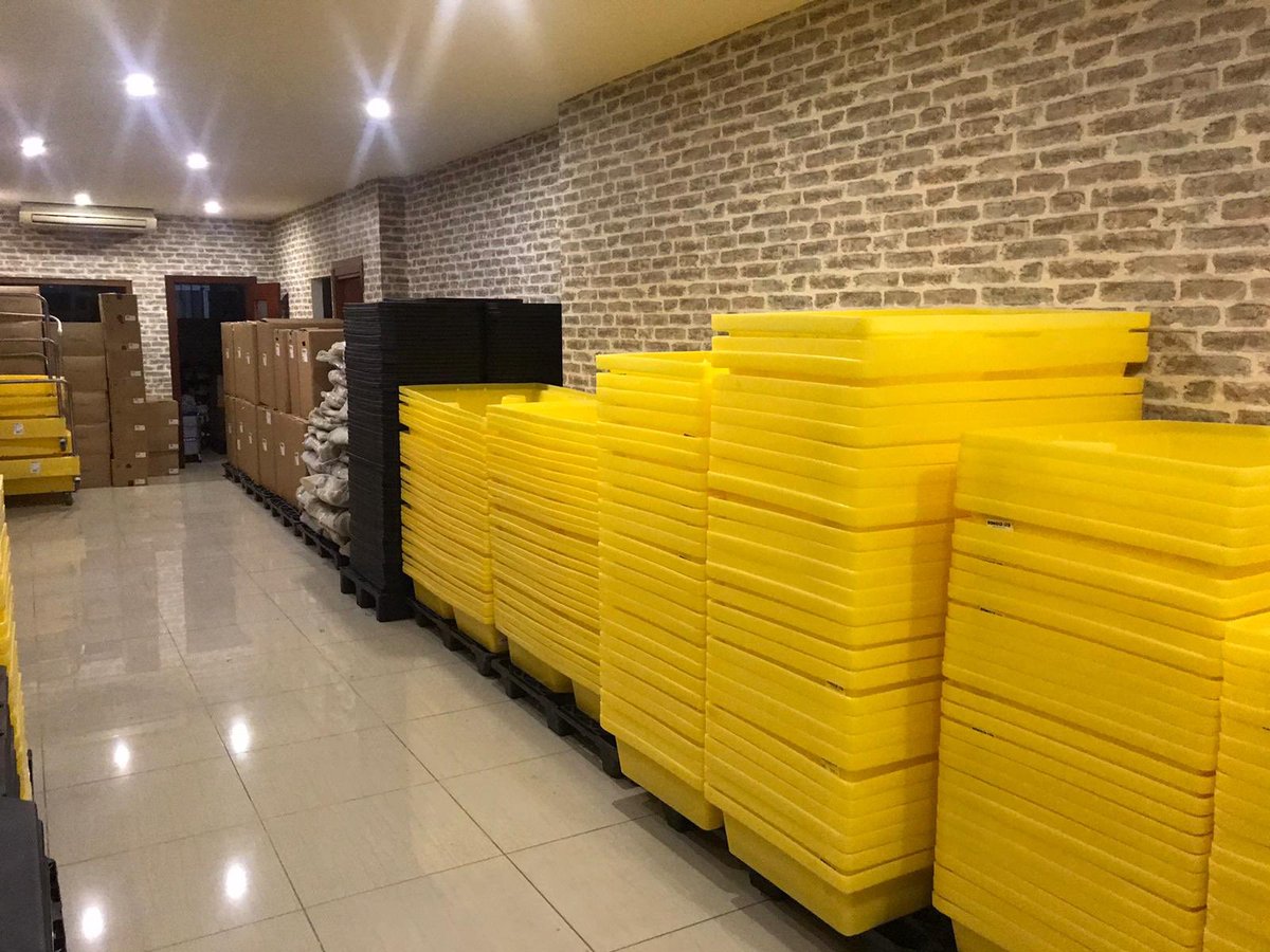 Denetime mi gireceksiniz? PE atık ve kimyasal taşıma paletlerimiz teslime hazır . #cevrebizeemanet #işgüvenliği #kimyasaltasima #önceçevre #önceinsan