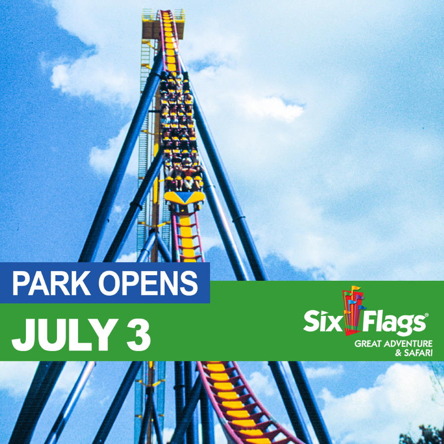 Park_Journey's tweet photo. Theme Park Reopening News! @SFGrAdventure announces opening date of July 3rd. Check out the details and the awesome Six Flags safety video they've put together. #SixFlags #SixFlagsGreatAdventure #SFGADV
https://t.co/CZKS669ZQO https://t.co/Mf6S2glOf2