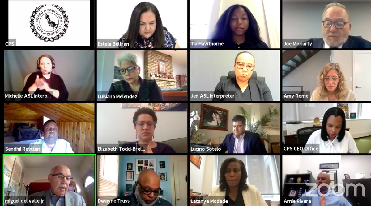 Meeting is underway now...