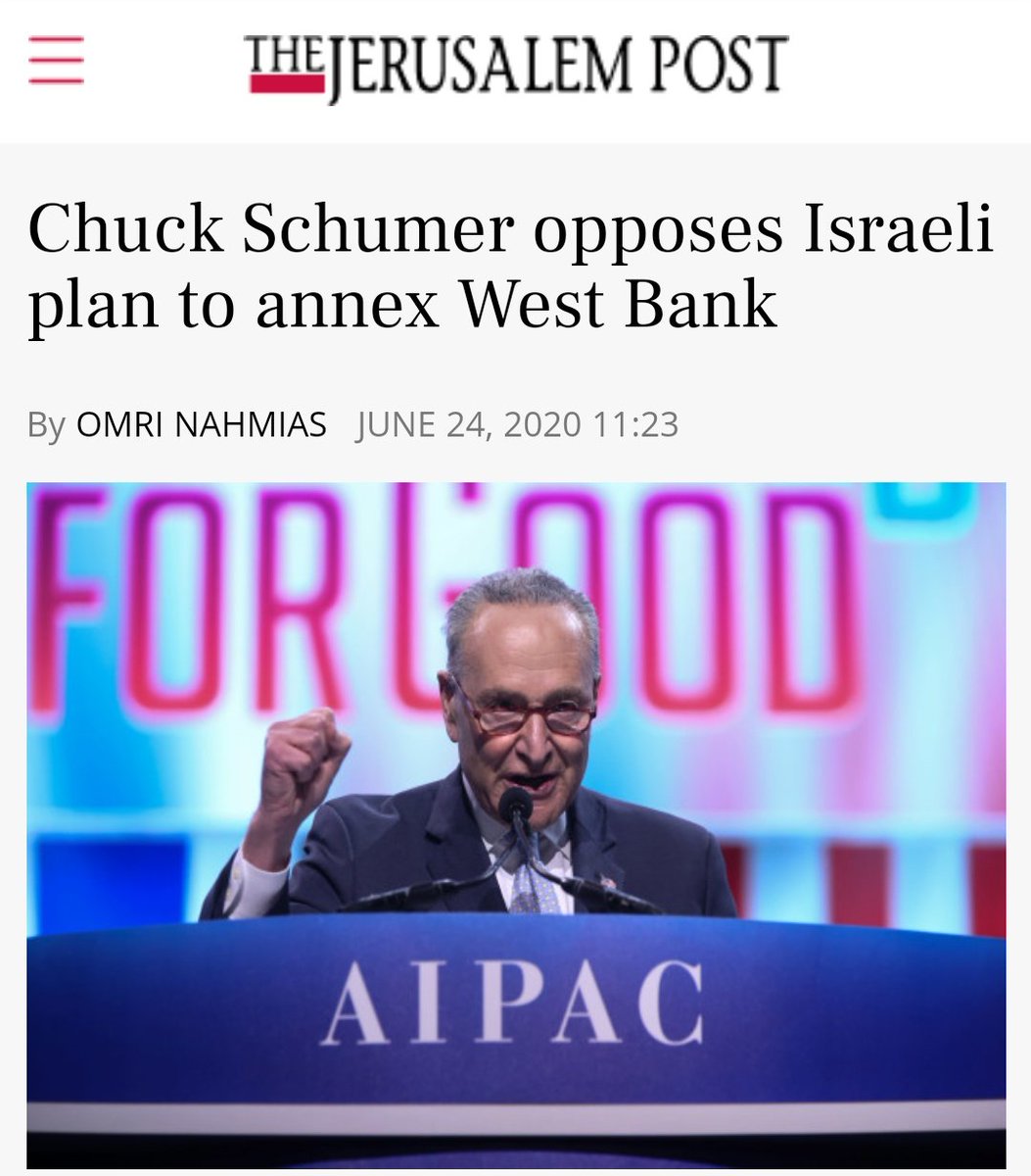 3) The anxiety is from an era that is hardly recognizable now. Republicans are on the record supporting annexation, a policy opposed by most U.S. Jews who support direct negotiations between parties. Pro-Israel stalwarts like Chuck Schumer now criticize Israeli policy publicly.