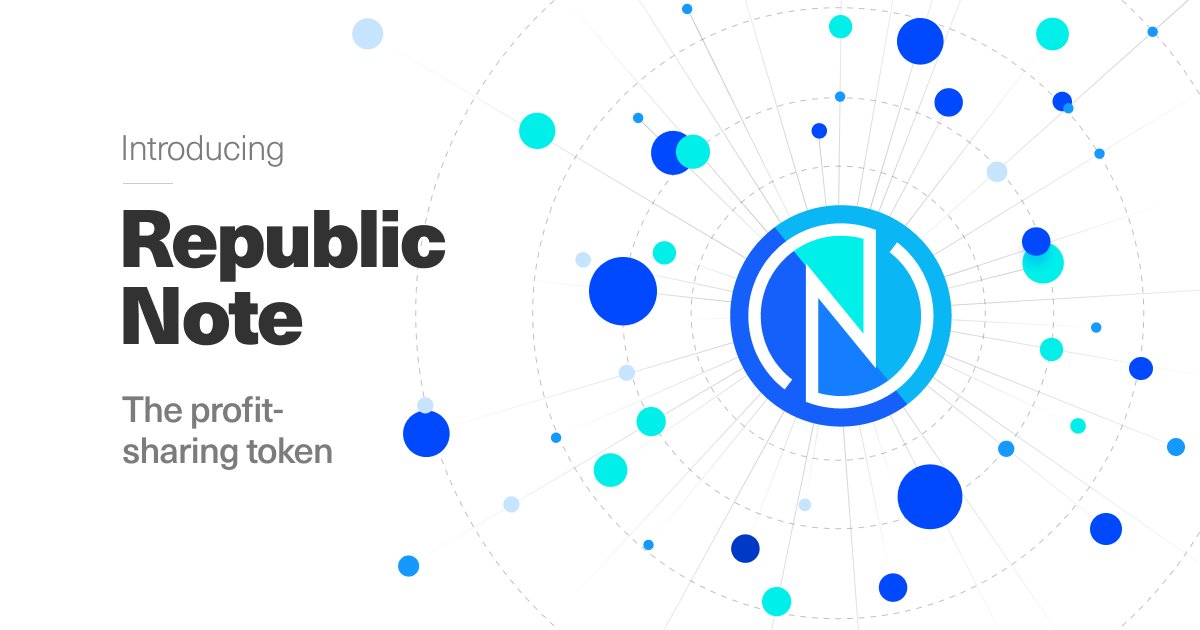joinrepublic's tweet image. 🚀 Today is the start of something new! We’re excited to announce the launch of the #RepublicNote, our profit sharing token that lets you profit from our success. soo.nr/OUvy