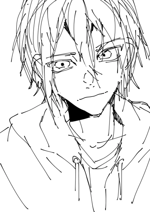 @MYKS_taro 

勝手に創作キャラrkgkしてました
一応白髪の子です〜! 