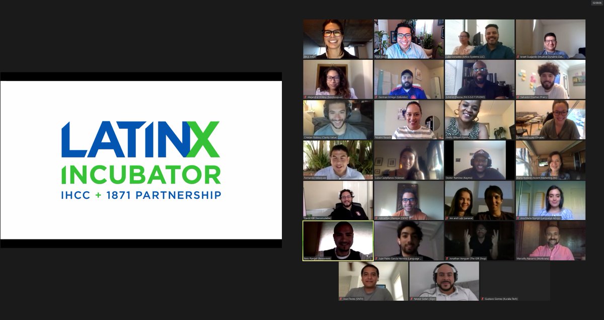 ihccbusiness's tweet photo. Last week the @latinxincubator welcomed Cohort 7. This group of 25 tech startups is the largest cohort yet, with founders coming from cities across the US and representing industries from healthcare to trucking and beyond!
Learn more about the Cohort👉 https://t.co/8s8SPSSKQm https://t.co/5UIo2g97eq