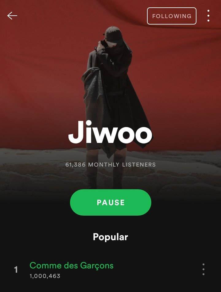 jiwoo comme des garcons