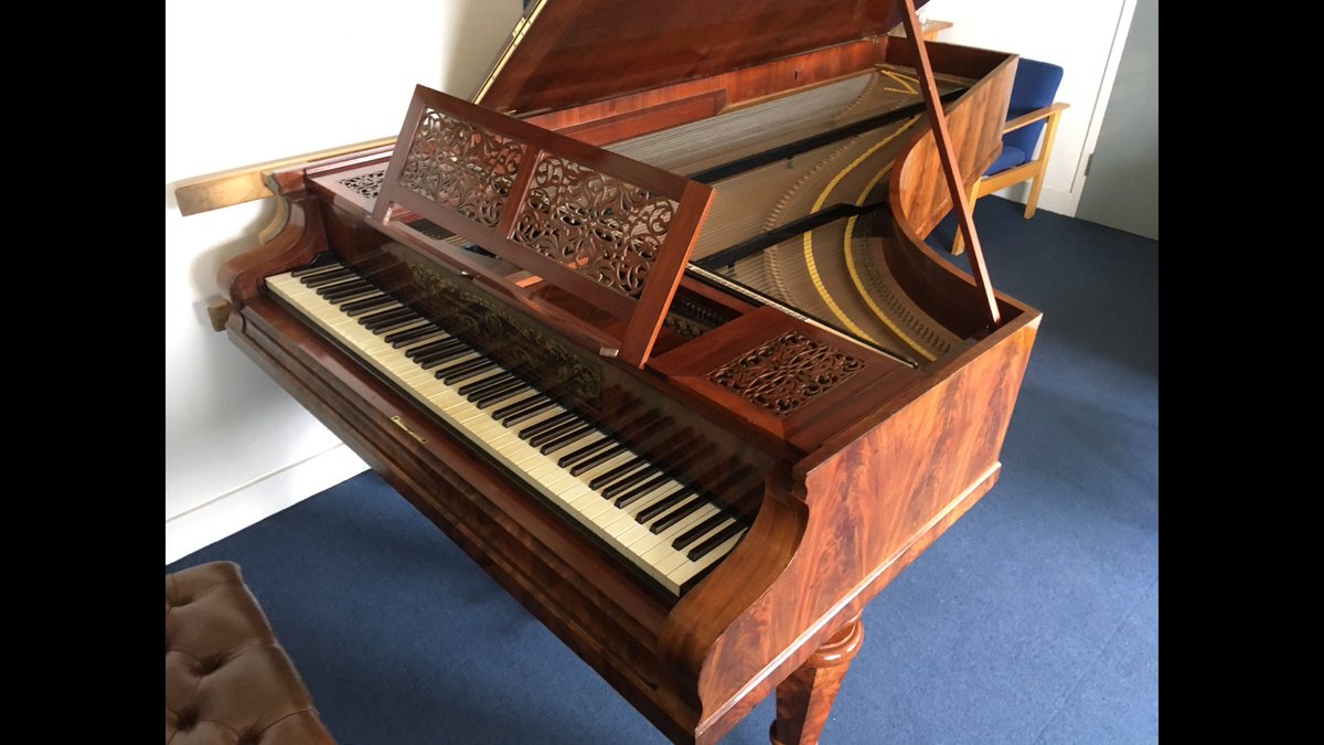 TiberghienC's tweet photo. Aldeburgh Festival is the kind of place where things take a different density. This concert was special for many reasons, amongst them an extraordinary 1847 Streicher piano #piano #periodinstrument #romantism #emotion #edwinbeunk https://t.co/qlMttrlWmi