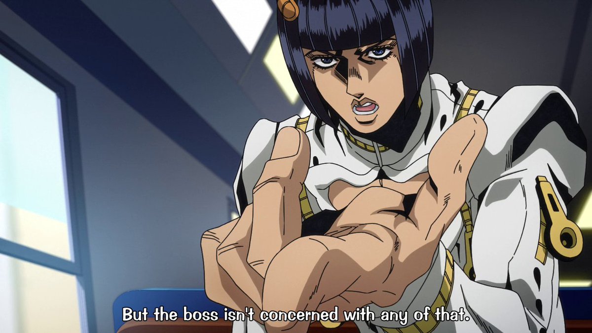 Anyway, I'm taking screenshots of Bruno Bucciarati while I rewatch Vento Aureo for reasons... gonna post them in this thread for anyone else who needs them