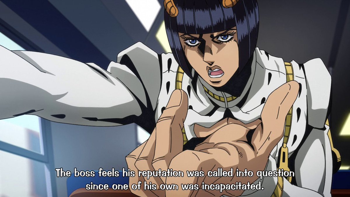 Anyway, I'm taking screenshots of Bruno Bucciarati while I rewatch Vento Aureo for reasons... gonna post them in this thread for anyone else who needs them