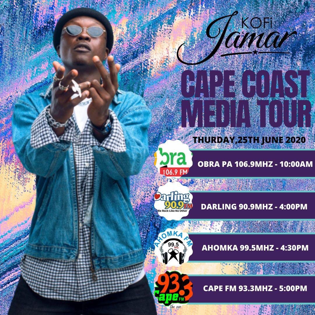 KofiJamar's tweet photo. Hey beautiful people of Cape Coast and the entire Central Region, I’m having a time with you all tomorrow June 25. Make a date with me on your favorite Radio Stations across the Region. Kindly check flyer for details ❤️ #CapeCoastTakeOver
Cc: @gadonerecords https://t.co/3VOZr8je5c