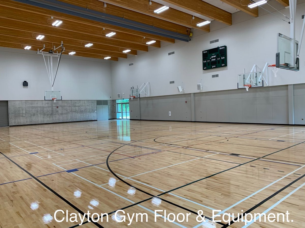 CentaurNation's tweet photo. New Clayton Community Centre! - Facility has: @RobbinsSurfaces Bio-Channel Classic Gym Floor, Bio-Channel Star (w/ 3.25" Maple) Fitness studio,  Bio-Cushion (w/ Black Walnut Stain) Rehearsal Hall, @ForumAthletic Bball Equip. &amp; Qued Centre Roll Curtains #sportsflooring #mfma https://t.co/E84EoD5ZOY
