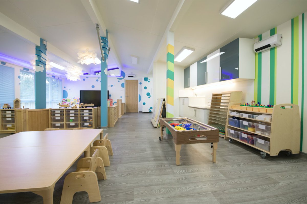 FWDconstruction's tweet photo. A few more images of the Nursery we converted for Canterbury College. Including new toilets, new plumbing, full design from our interior designer @HoneyInteriorDesign, and also all of the decking outside, made safe for children.
#fwdconstruction #builderskent https://t.co/oT9KNGIoHH