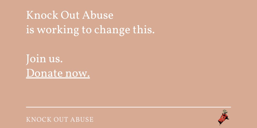 Knock Out Abuse tweet media