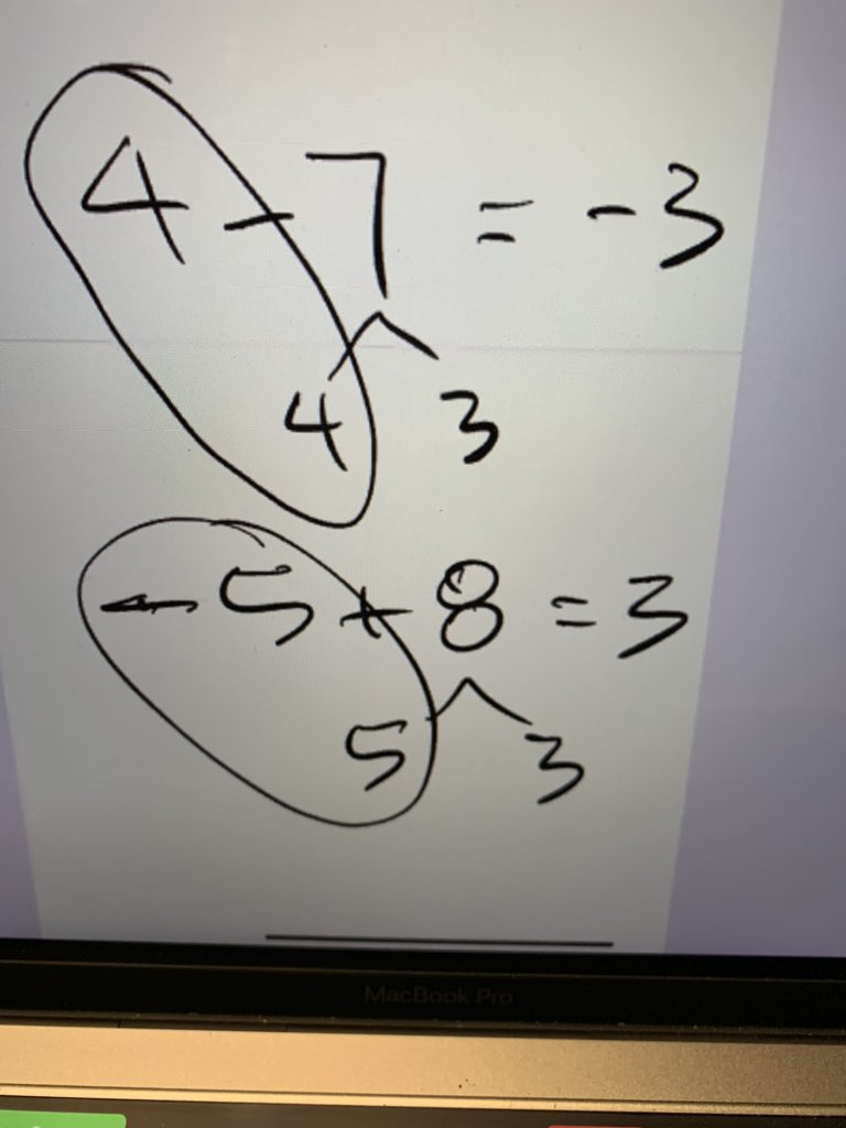 Another important reason to teach number bonds INSIDE AND OUT- negative numbers become trivial! 🤯<a href="/gregtangmath/">Greg Tang</a> @bonnieweeddietz <a href="/jillianjurica/">Jillian Jurica</a>