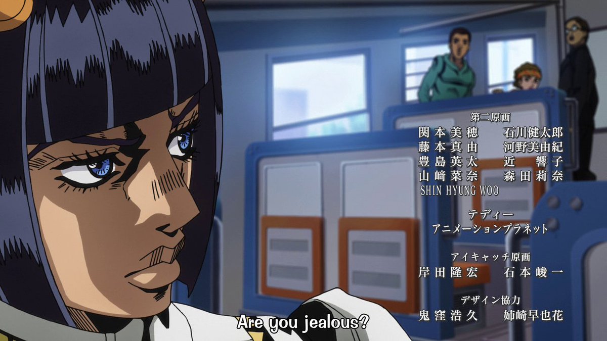 Anyway, I'm taking screenshots of Bruno Bucciarati while I rewatch Vento Aureo for reasons... gonna post them in this thread for anyone else who needs them