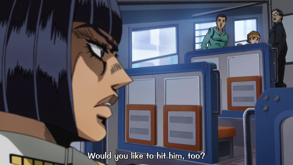 Anyway, I'm taking screenshots of Bruno Bucciarati while I rewatch Vento Aureo for reasons... gonna post them in this thread for anyone else who needs them