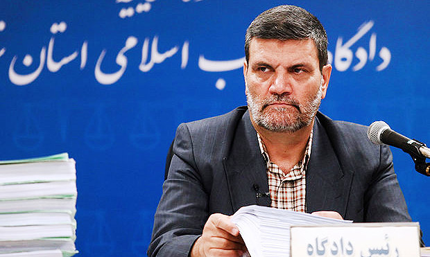 IranIntl_En's tweet photo. The initial death sentences for Amir Hossein Moradi, Saeed Tamjidi, and Mohammad Rajabi, (all under 30 years old) were issued by the Revolutionary Court's Judge Abolghasem #Salavati, known as the "#HangingJudge" among Iranian dissidents. https://t.co/6cFy0zU2I7