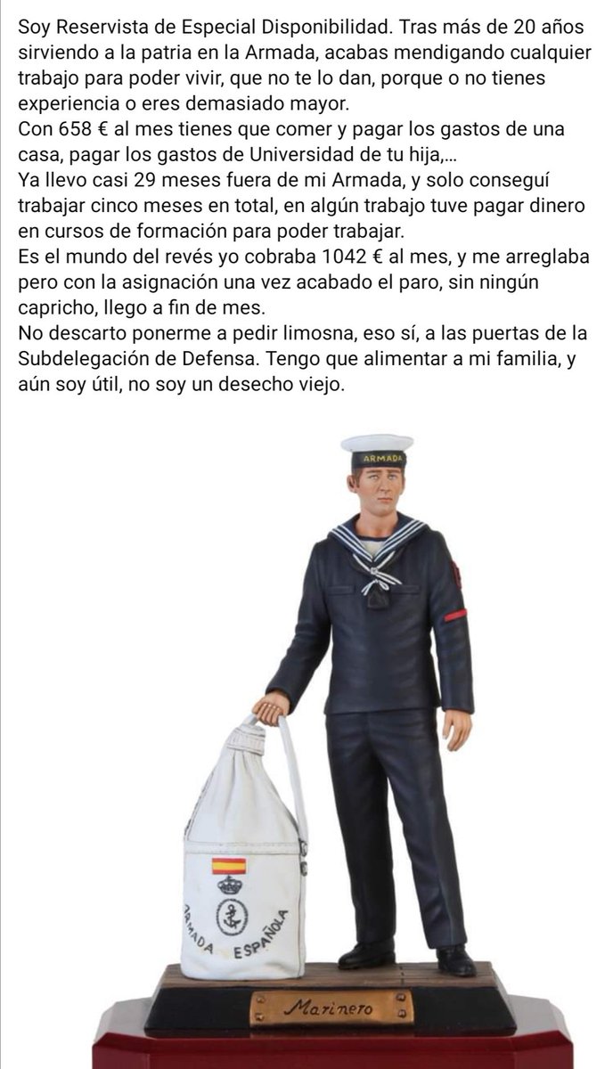 74Jcped's tweet photo. @bravoinfo Si se pusiera el mismo énfasis para una #leydecarreramilitarunica igual si habría "unidad de acccion",¿pero un temporero luchando por una subida con fecha de caducidad?, igual ni le interesa o piensa que no es su guerra #nosotroslosSoldados #FijezaYA @UnionTTPs @ApTemporales https://t.co/t6qnBv50ys