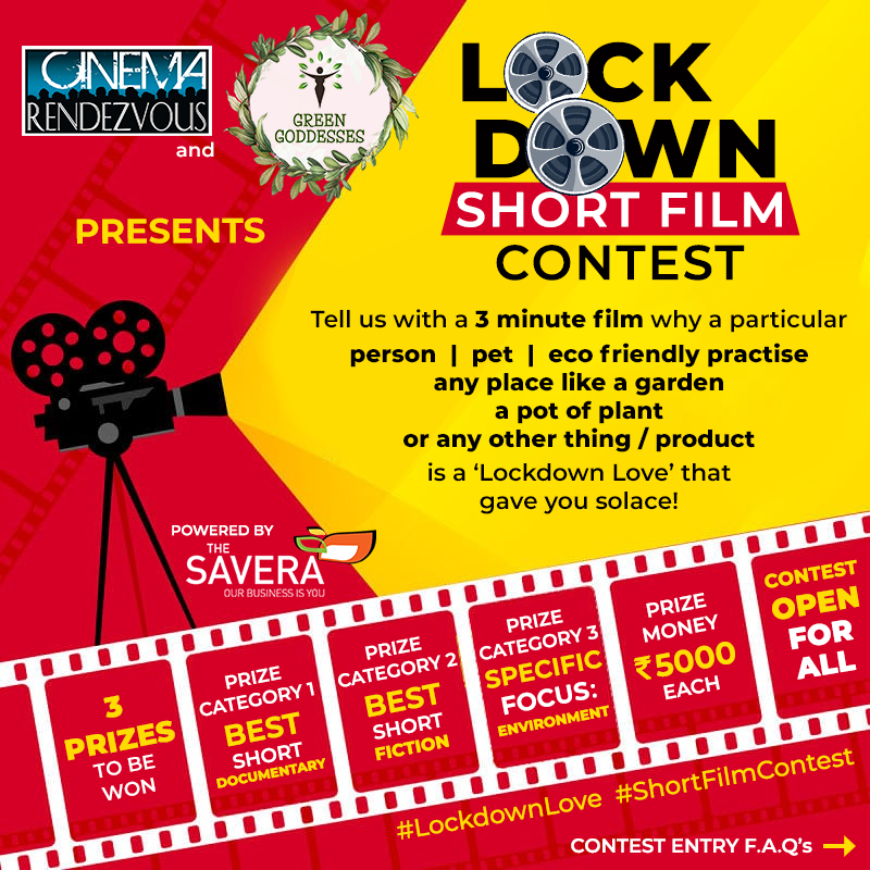 ShylajaChetlur's tweet photo. Amazing opportunity to tell your story.
Join in, express yourself and win the prize #cinemarendezvous #greengoddesses #savera #shortfilm #shortfilmcontest #shortfilmcontest2020 #lockdownshortfilmcontest #lockdownlove #openforall #moviemaking #shortfilmmaking #contestalert https://t.co/HRdw5iJvif