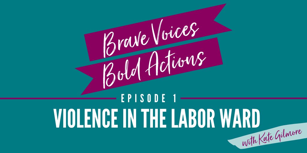 Violence & mistreatment against women seeking maternal healthcare happens across the world. It shouldn't. And that's why I'm very excited to be hosting @WRAglobal's #BraveVoicesPodcast where we explore human rights with amazing guests like @gilmoreksure!  whiteribbonalliance.org/bravevoicespod…