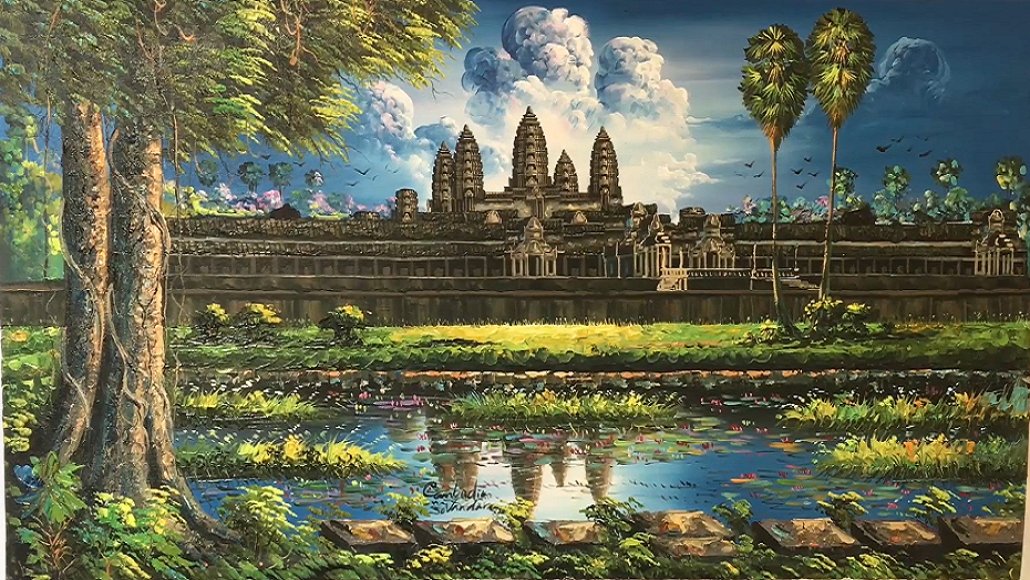 How to draw Angkoe wat   with some trees surrounding
youtu.be/vCM2_e20atE