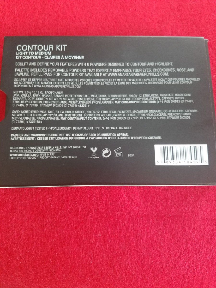 ihavecosmetics's tweet photo. Anastasia Beverly Hills Contour Kit ❤️ Light To Medium ❤️ 100% Authentic
$38.95
https://t.co/6xrv0ZItsw❤️-light-to-medium-❤️-100-authentic https://t.co/6zkwIPQ1U1