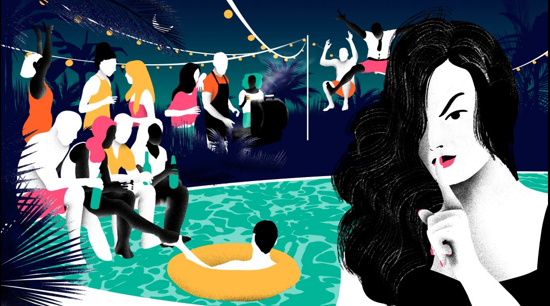 causeffect's tweet image. These sinners don’t look very socially distant... maybe this is taking place in an alternate universe. Take a look at these alt frames we designed for @LMN Summer Escapes and live vicariously.