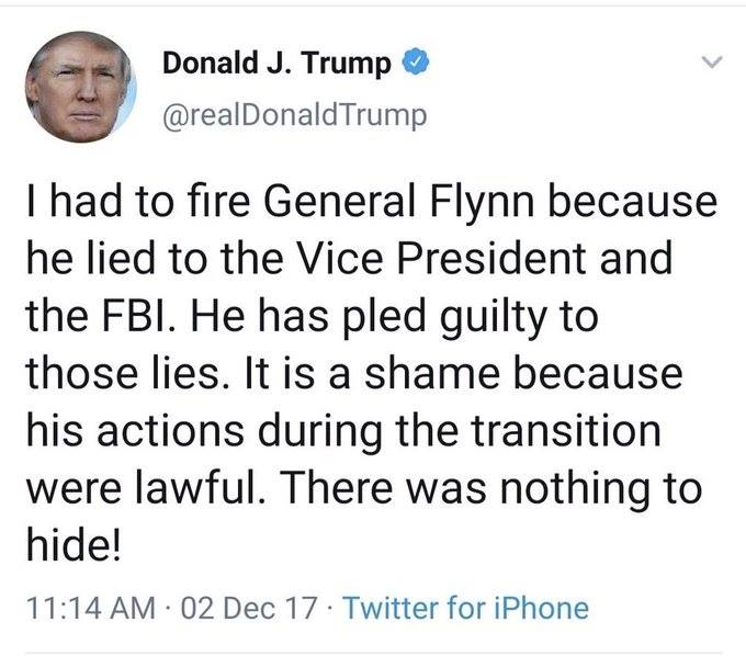 lesleyabravanel's tweet photo. @PressSec #PerversionOfJustice #FLYNNLIED https://t.co/Ev5RUJANun