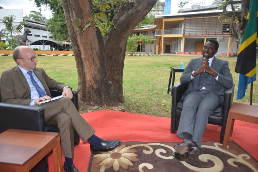 HKigwangalla's tweet photo. Had a very good meeting with Ag. Ambassador of Sweden to Tanzania, Mr. Ulf Källstig regarding opening of tourism activities in Tanzania in the wake of the COVID-19 pandemic and the health and safety protocols we have implemented to ensure safety of tourists and service providers. https://t.co/xVSf4DAbb4